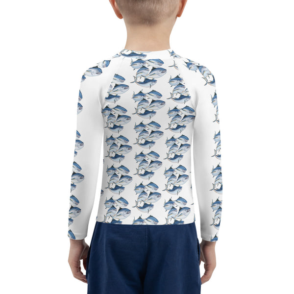 Blue Fin Tuna Kids Rash Guard