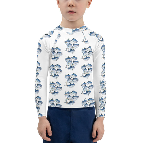 Blue Fin Tuna Kids Rash Guard