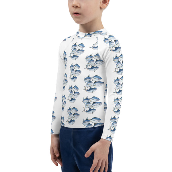 Blue Fin Tuna Kids Rash Guard