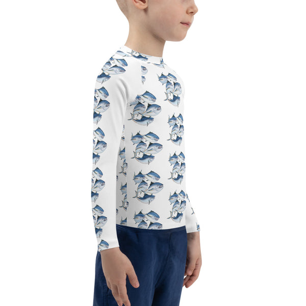 Blue Fin Tuna Kids Rash Guard